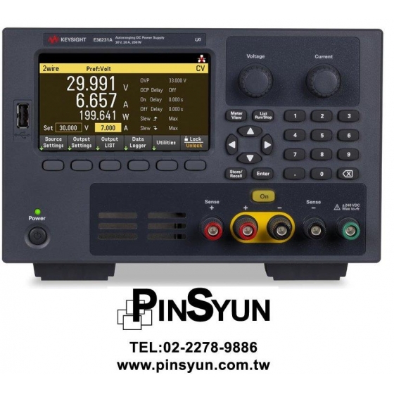 Keysight_E36231A_30V_20A_200W_電源供應器>