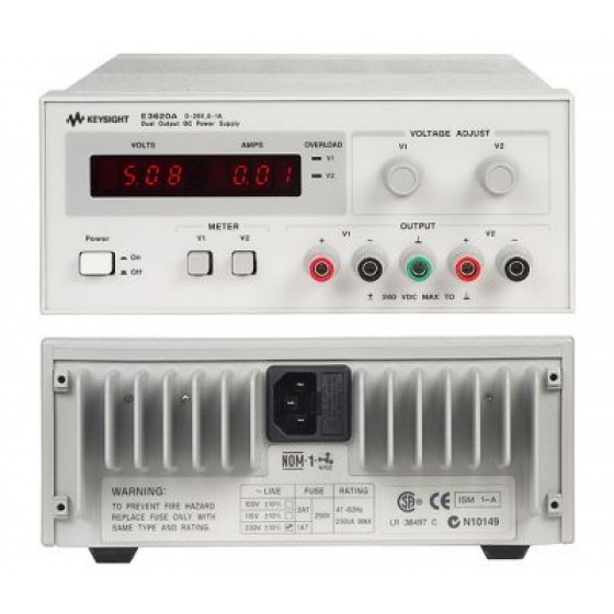Keysight_E3620A_25V_1A_50W_電源供應器>